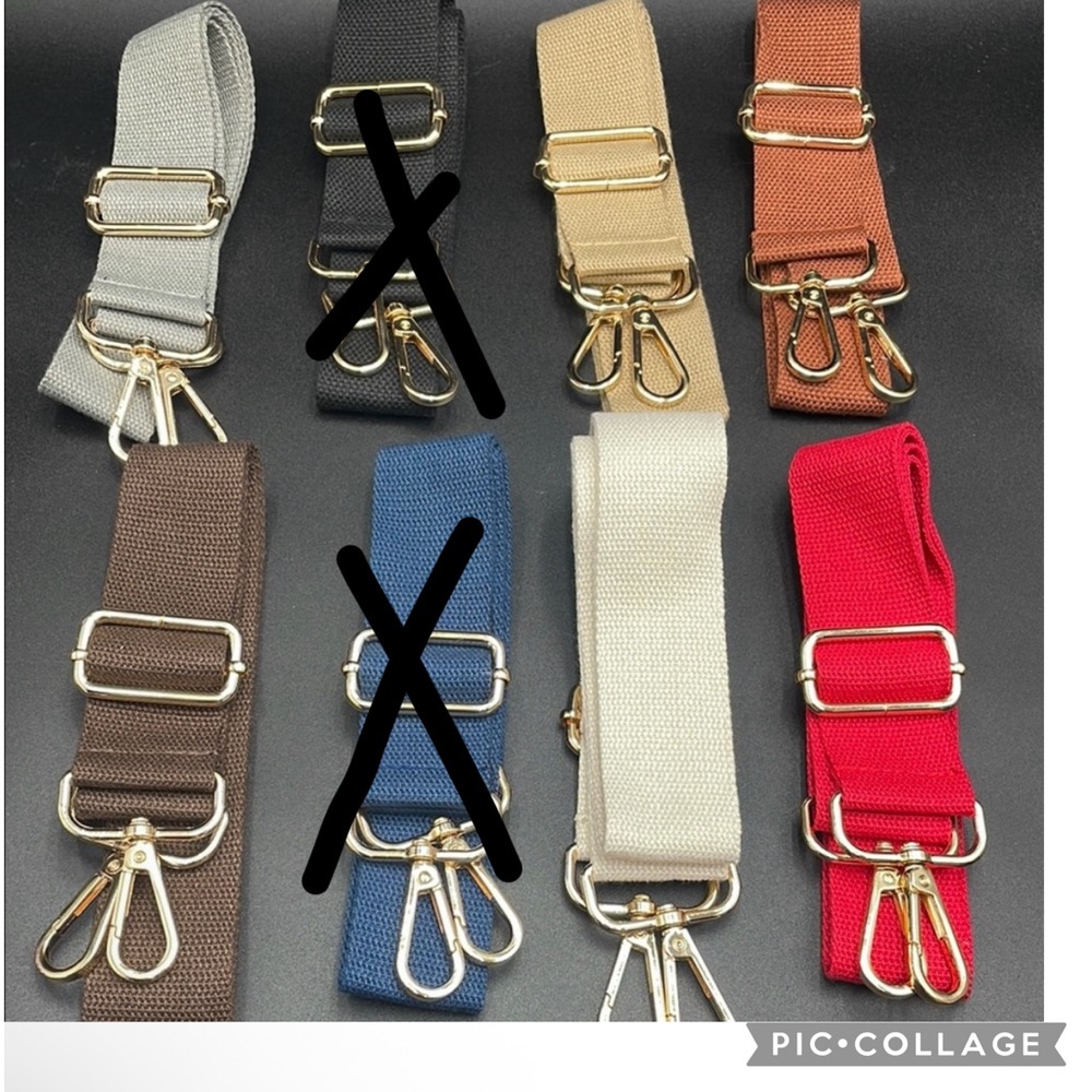 Stylish Adjustable Bag Straps in Multiple Colors